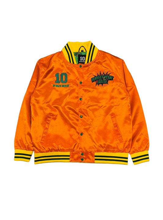10 FIGUREZ Satin Bomber Jacket